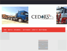 Tablet Screenshot of cedarstz.com